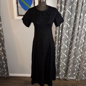 Pier 1 1990’s Embroidered Maxi Dress
